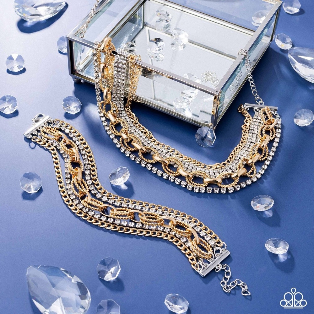 Paparazzi Gold and Silver Chain Bracelet